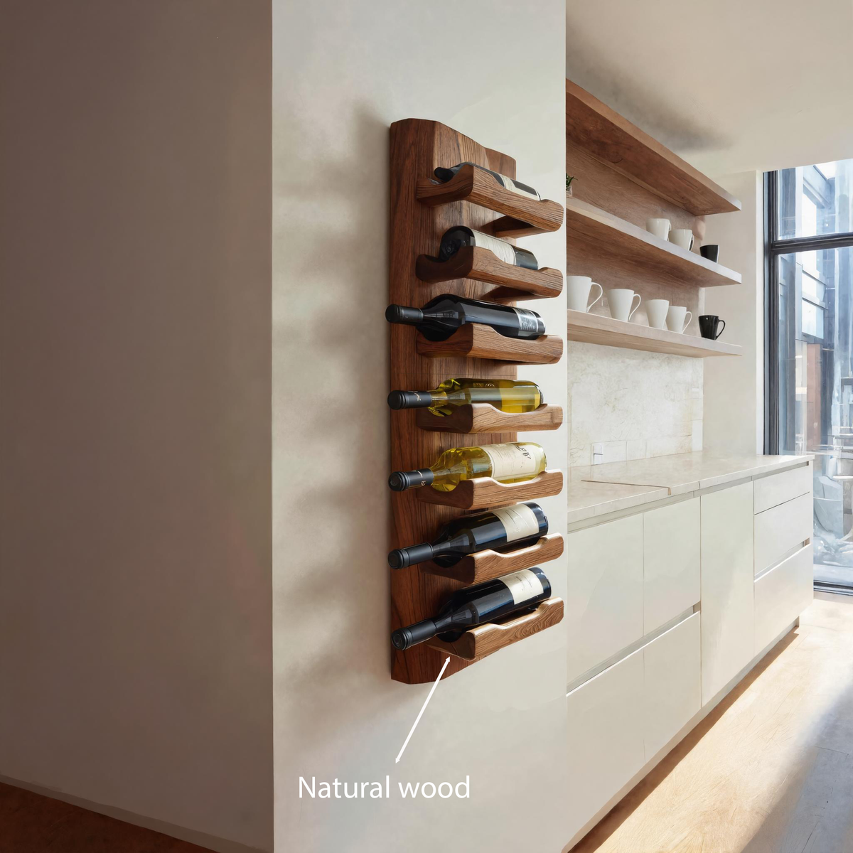 Modern Wall Wine Rack For Minimal Home Decor RTTHTTWH002