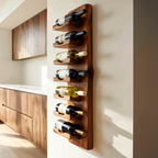 Vertical Wine Rack Wall Mounted For Dining Or Home Bar RTTHTTWH003