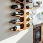 Modern Wall Mounted Wine Rack For Bar Storage Decor RTTHTTWH004