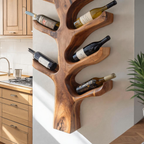 Modern Sculptural Tree Branch Wine Holder For Kitchen Decor RTTHTTWH005
