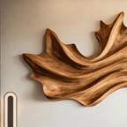 Organic Wall Art With Flowing Wave Design For Entryway RTTHTTWA041